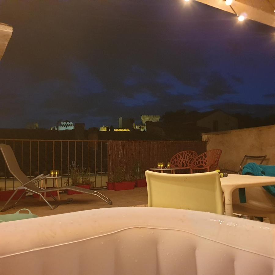 Maison Intra Muros, Terrasses Avec Vue Jaccuzzi Et Garage อาวีญง ภายนอก รูปภาพ